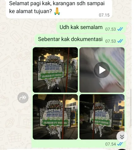 Pengiriman Papan Bunga Selamat Lembah Dolopo