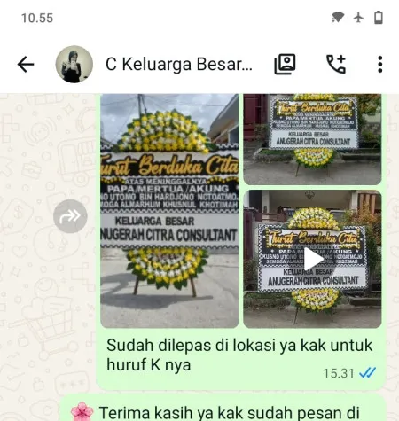 Pengiriman Papan Bunga Duka Lembah Dolopo