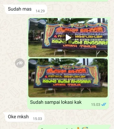 Pengiriman Papan Bunga Lembah Dolopo