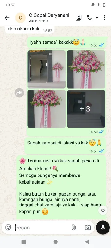 Pengiriman Karangan Bunga Lembah Dolopo